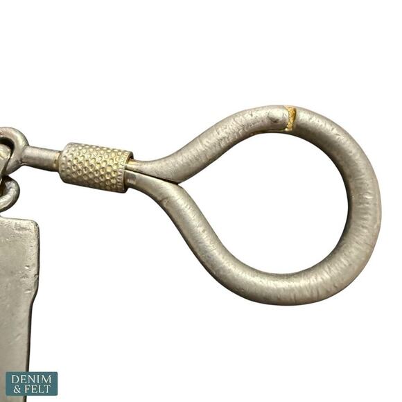 Gucci Vintage Boot Keychain Silver Brass Equestrian Style Made in Italy - Picture 15 of 15